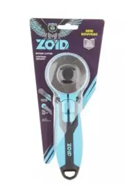 ZOID Tools 60mm Rotary Cutter with Soft-Touch Handle, Quilting, New In Package