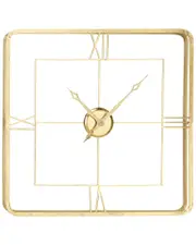 Peyton Lane Glam Abstract Metal Wall Clock