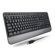 X9 Wired Keyboard - Comfortable Typing - Ergonomic Full Size USB Keyboard wit...