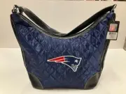 ProFANity NEW ENGLAND PATRIOTS Quilted Blue Handbag Purse NFL football