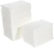 Baluue 2Packs Moisturizing Cotton Pads Stretchable Makeup Remover Pads for Gentle Facial Care Reusable Soft and Skin Friendly Cotton Wipes for Toner and Wet Compress Use