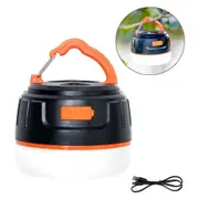 Nevenka Portable LED Camping Light Magnetic Base for Hurricane Emergency Hiking-Orange