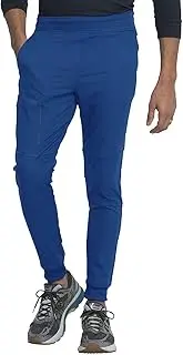 [Dickies] Dynamix Men Scrubs Pant Natural Rise Jogger DK111S, XL Short, Royal