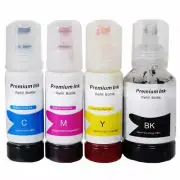 4 pack Refill Ink Bottles Fit for Epson EcoTank T502 Workforce ET-4750 ET-3750