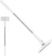 Foldable Small Mop | Automatic Cloth Changing Miini Mop | Portable Push-Pull Handle Flat Mop for Easy Use, Wall Mounted Wet Dry Mop Floor Cleaning Tool for Kitchen Bathroom