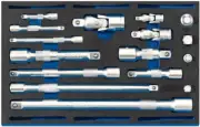 Draper Socket Extension Bar 16 Piece Set