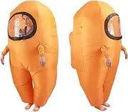 Inflatable Astronaut Spacesuit Costume, Funny Blow Up Full Body Halloween Xmas Cosplay Astronaut Space Costumes for Adult