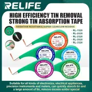 RELIFE Anti-Hot Desoldering Wick Wire Mesh Accurate Control Sucker Braid Desolde