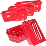 12pcs Coin Storage Baskets Organizer Bins for Coins Sundries and Small Items Decorative Desktop Baskets for Kitchen Bathroom and Office Use