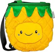 Rockbuddy Chalk Bag for Rock Climbing - Bouldering Chalk Bucket with Quick-Clip Belt, Zipper Pocket and Brush Holder - Pineapple Crush