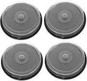 4pcs Storage Bin Holders Storage Cases Case Holder Organizer Storage Holder Disc Holder Storage Case Cute Case Empty Collection Container Empty Cases Pp