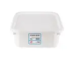12x 10L Food Grade Containers White Plastic Storage Box with Lids Fridge Freezer