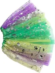 [MOBUTOFU] Elastic Tutu Skirt for Women Gras Sequin Tutu Carnival Costumes Sequins Skirt for Women