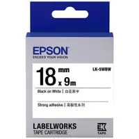 在飛比找誠品線上優惠-EPSON Strong adhesive高黏性標籤帶/ 白