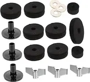 Generic 1 Set Drum Felt Pad Car Polishing Pads Drum Mute Pads Felt Pads Polishing Kit Drums Buffing Wheel Polisher Polishing Wheel for Drill Marching Cymbals Polishers Accessories