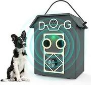 Dog Barking Deterrent Device, 3 Adjustable Frequency Ultrasonic Anti Barking Device, 55Ft Effective Range Waterproof Pet Gentle Bark Deterrent Devices Stop Small Large Dogs Indoor Outdoor