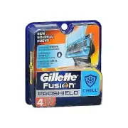 Gillette Fusion 5 Proshield Chill Fits Power Cartridges Men's Razor 4 Ct 3 Pack