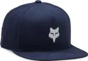 FOX Head Snapback Cap, blue for Men One Size