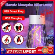 USB LED Electric Mosquito Fly Bug Insect Zapper Killer Trap Pest Control Lamp