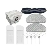 For Deebot T10/T10 Plus Robot Vacuum Cleaner Main Side Brush Dust Bag Hepa Filter Mop Cloth Spare P As Shown