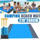 210*200cm Sand Proof Beach Mat Sand Free Picnic Blanket Outdoor Travel Blanket .