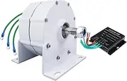 AISINILALAO 10000W Low Speeds 3 Phase Gearless Permanent,12V 24V 48V Magnet Wind Generator for Water Conservancy and Wind Power Wind Turbine Generator Kit