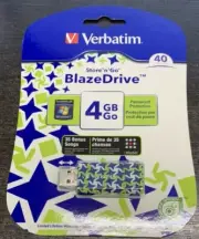 Verbatim Store n Go BlazeDrive 4GB USB 2.0 Flash Drive (Skulls) Model 97219