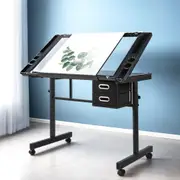 Adjustable Drawing Desk - Black and Grey