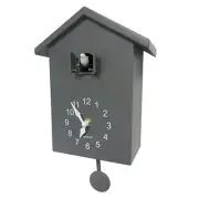 Minimalist Cuckoo Clock Grey Pendulum Quartz Bird Clock Pendulum Clock Wall
