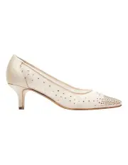 [Alan Pinkus] Spritz Baby Pink Satin Pump