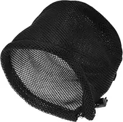 MUELODSIC Camping Storage Bag Camping Cookware Mesh Bag Handbag Organizer Tote Bag Organizer Backing Mess Kit Camp Cooking Utensils Camping Pans for Cooking Sandwich Network Black