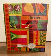 CR Gibson VEGGIE PATCH Recipe Keeper Ring Bound Refillable Recipe Cards Book NEW