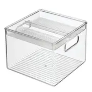 iDesign 20x20x15cm Fridge/Food Storage Bin/Holder/Container CLR Kitchen Storage