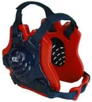 Cliff Keen F5 Tornado Wrestling Headgear/Earguards, Navy/Scarlet/Navy