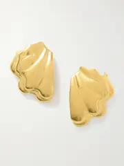 [YSSO] YSSO - Ocean Gold-plated Earrings - One size One size Gold