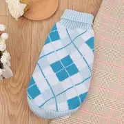 Nvzi-b Pet Dog Clothes Soft Thickening Warm Shirt Winter Puppy Sweater for Dogs (A39, M)