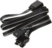 Phanteks RGB LED 4 Pin Adapter, Specified for Cases with Multi Colors RGB Control (PH-CB_RGB4P) Black