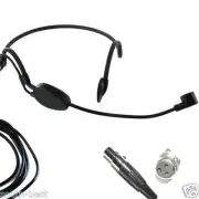ME1 Headset headworn Microphone For AKG Samson Wireless 3 Pin Female XLR mini