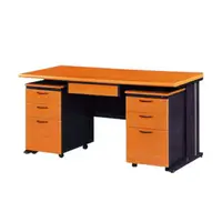 在飛比找樂天市場購物網優惠-【YUDA】160-CD 木紋 黑體 辦公桌/寫字桌
