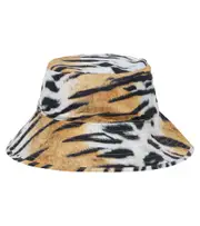 [Molo] Molo Nadia tiger-print bucket hat Y 1 beige