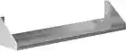 Commercial NSF Stainless Steel Microwave Wall Shelf w/ Side Guards 36"x18"