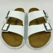 Birkenstock New with Box Arizona White Birko-Flor Narrow Width - Select Size