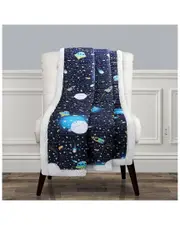 Lush Decor Fashions Universe Sherpa Throw Blanket