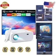 Native 1080P Mini Projector with WiFi & Bluetooth for Ultimate Entertainment