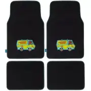 Scooby Doo Car Floor Mats with Steering Wheel Cover 15 Inch Universal Fit