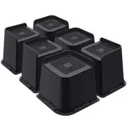 Bed Risers 5 Inch Heavy Duty Furniture Risers for Bed Desk Table Sofa CouchOv...