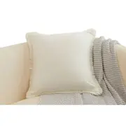 Fringe Throw Super Soft Pillowcases Tassel Decor Cushion Cover For Sofa Bedroom-Beige