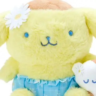 【SANRIO 三麗鷗】小雛菊系列 造型絨毛娃娃 布丁狗(生活雜貨)
