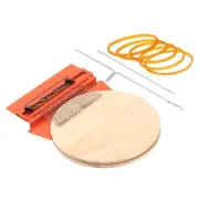 21 Hooks Mini Weaving Machine Kit, Weave Tool with Accessories, Orange Style 2