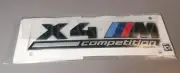 NEW GENUINE BMW X4 F98 M TRUNK LID EMBLEM LABEL X4 M COMPETITION 8077611